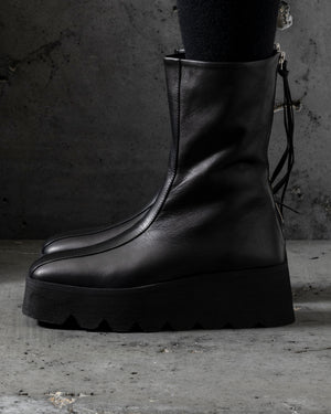 Womens No Fear Boots Calf Santiago Black