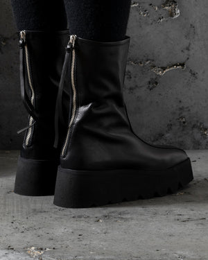 Womens No Fear Boots Calf Santiago Black