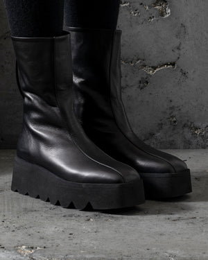 Womens No Fear Boots Calf Santiago Black