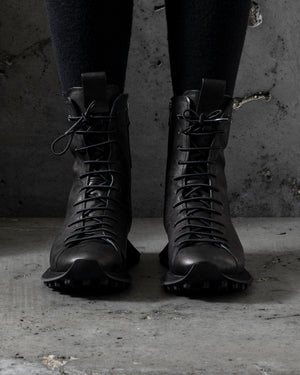 Womens Team Player Lace Up Sneakers Calf Matte Black