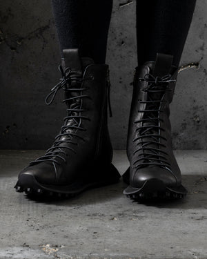 Womens Team Player Lace Up Sneakers Calf Matte Black