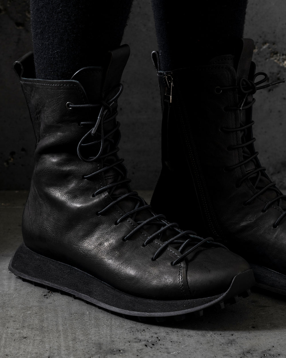 Womens Team Player Lace Up Sneakers Calf Matte Black