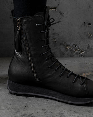 Womens Team Player Lace Up Sneakers Calf Matte Black