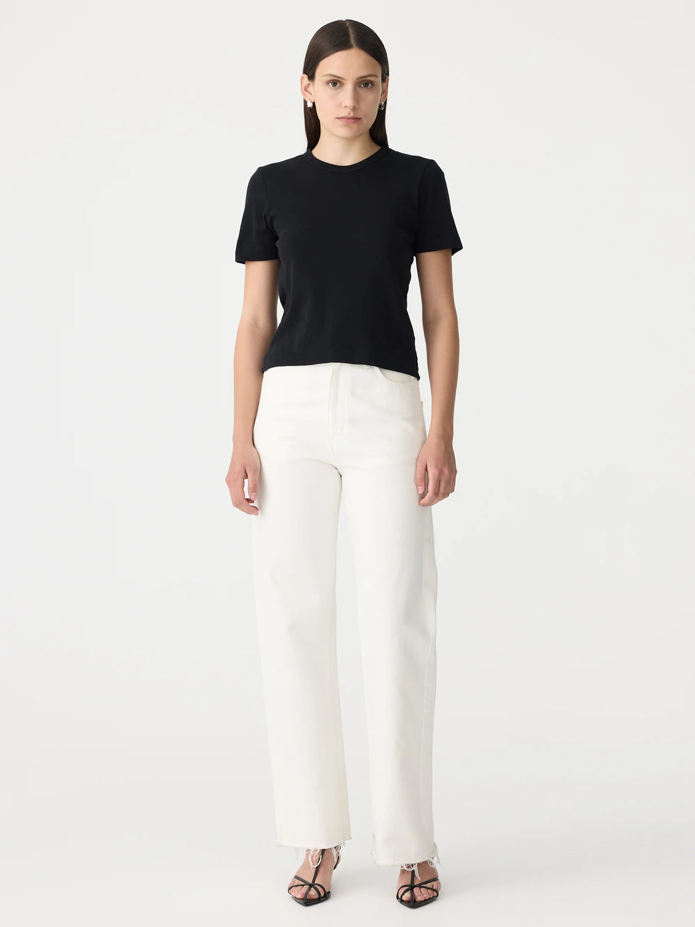 Rib Baby T-Shirt Black