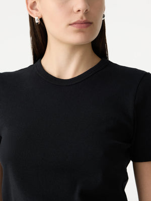 Rib Baby T-Shirt Black