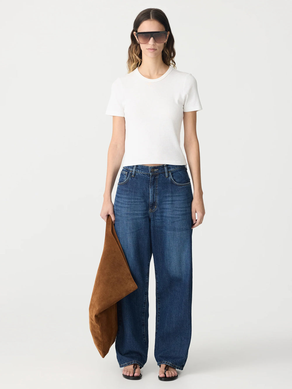 Rib Baby T-Shirt White