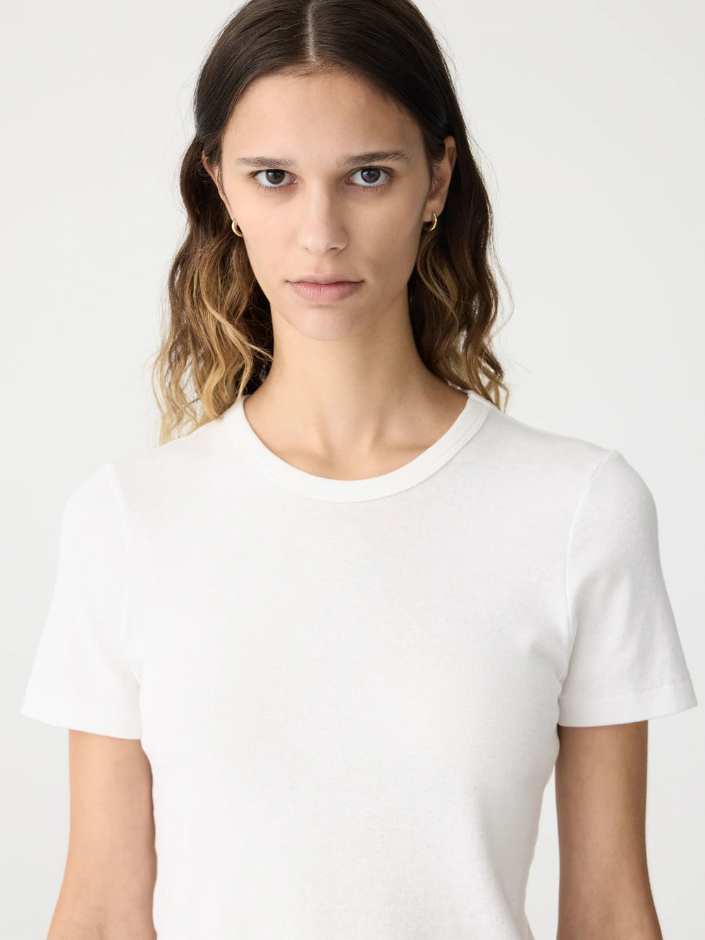 Rib Baby T-Shirt White