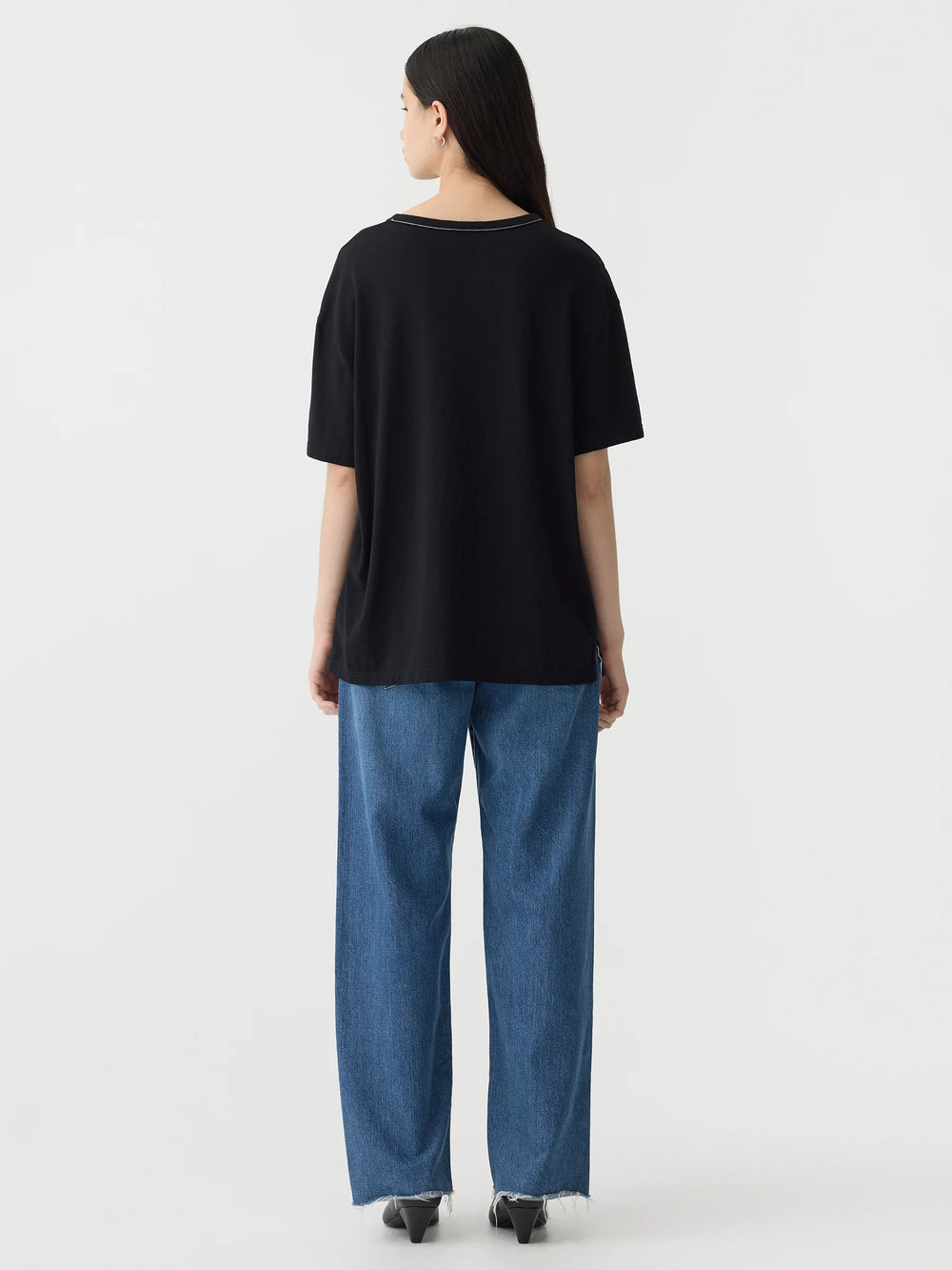 Boyfriend Heritage S/S T Shirt Black