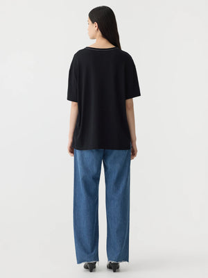 Boyfriend Heritage S/S T Shirt Black