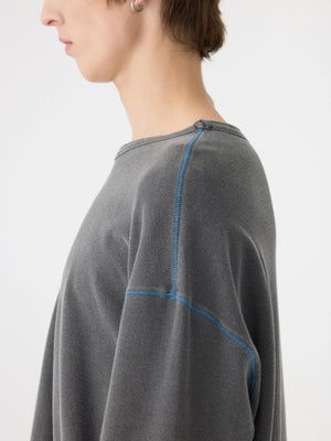 Pigment Terry Boxy T-Shirt Washed Black