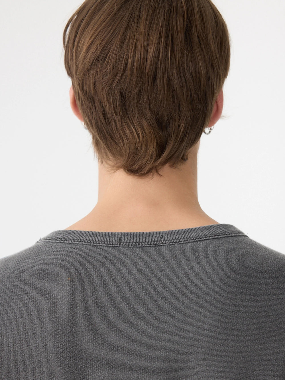 Pigment Terry Boxy T-Shirt Washed Black