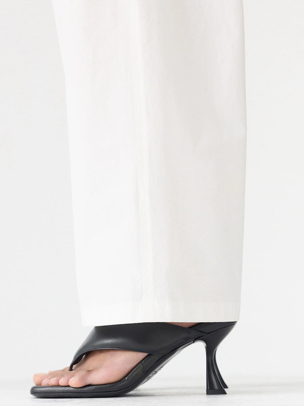 Crushed Cotton Minimal Pant Natural