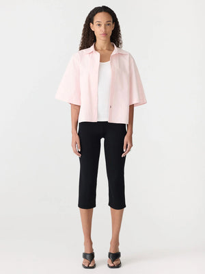 Crushed Cotton S/S Shirt Soft Pink