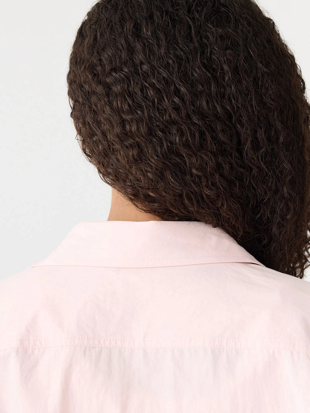 Crushed Cotton S/S Shirt Soft Pink