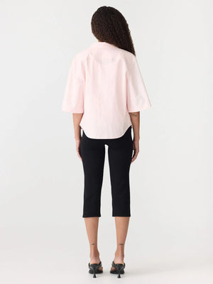 Crushed Cotton S/S Shirt Soft Pink