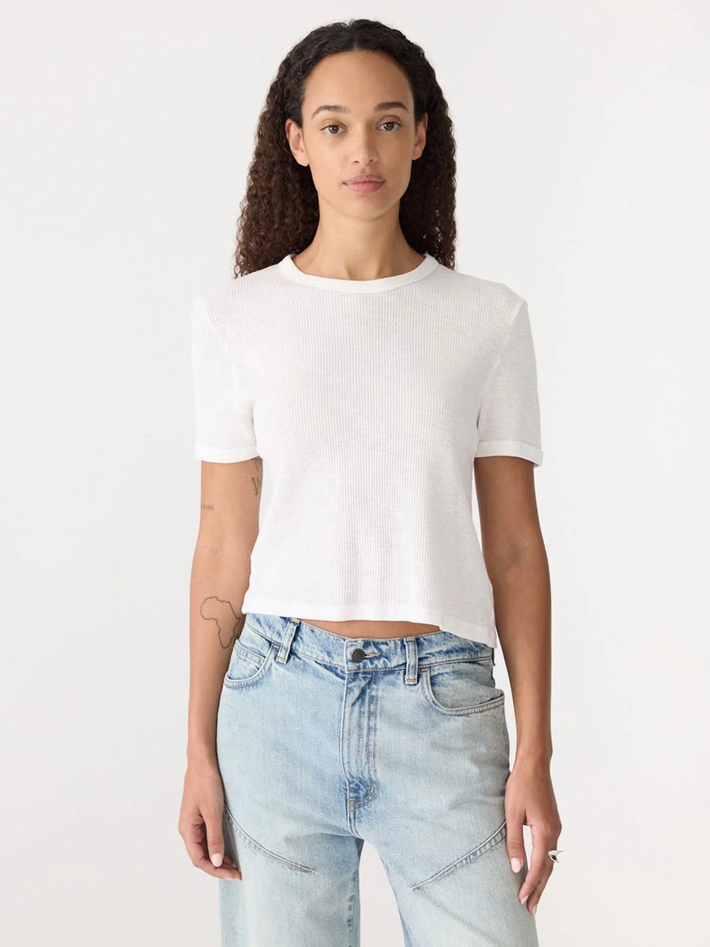 Waffle Baby T Shirt White