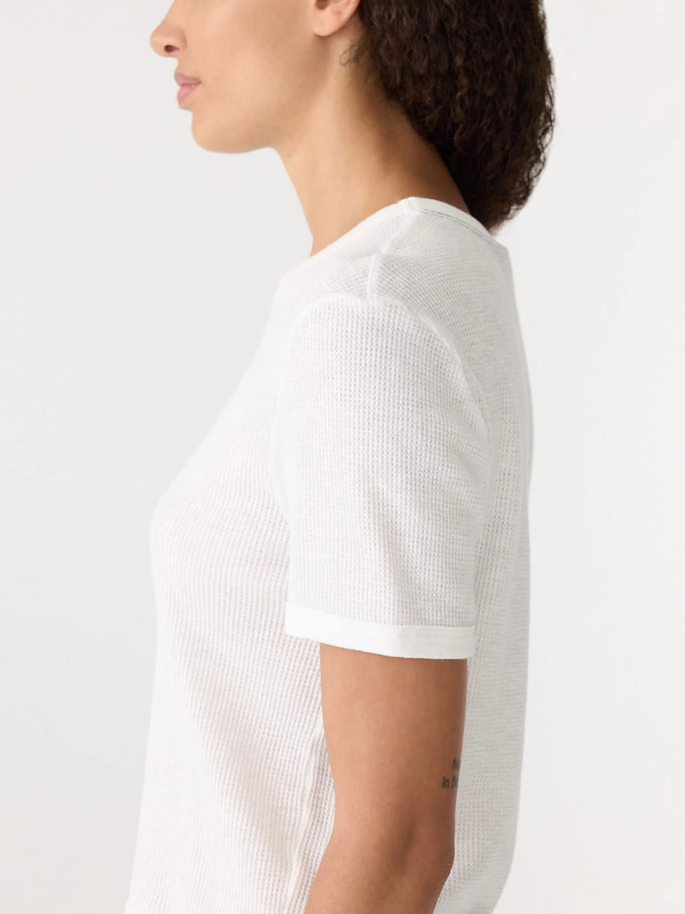 Waffle Baby T Shirt White