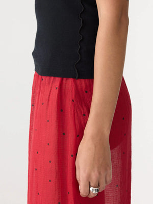 Racer Back Rib Tank Black