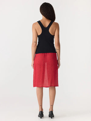 Racer Back Rib Tank Black