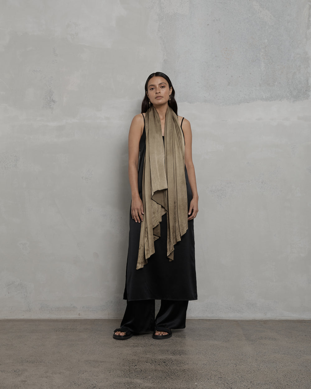 Shawl / Sarong / Scarf in Khaki