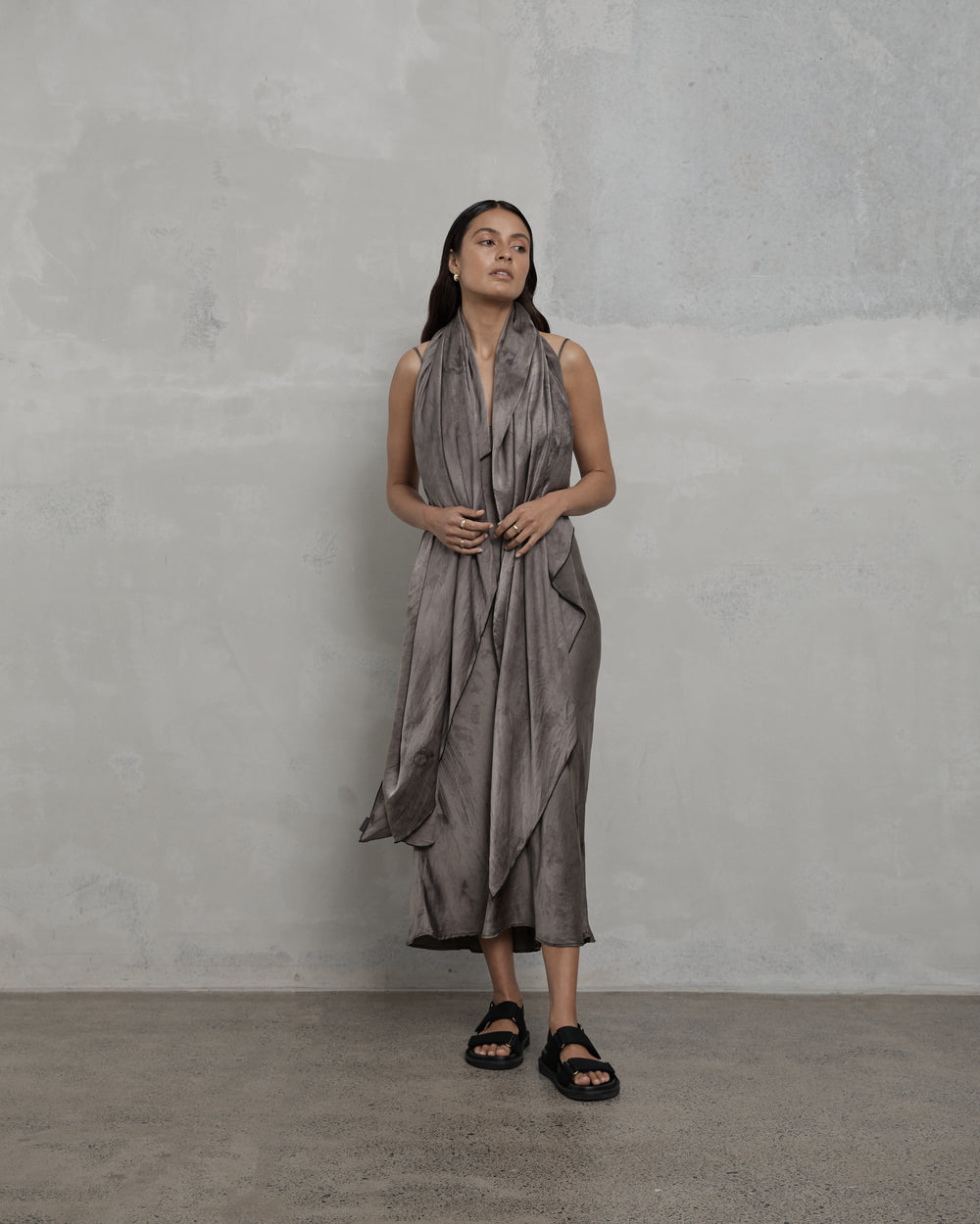 Shawl / Sarong / Scarf in Silver