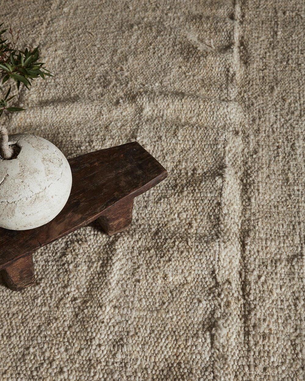 Natural Virgin Wool Rug