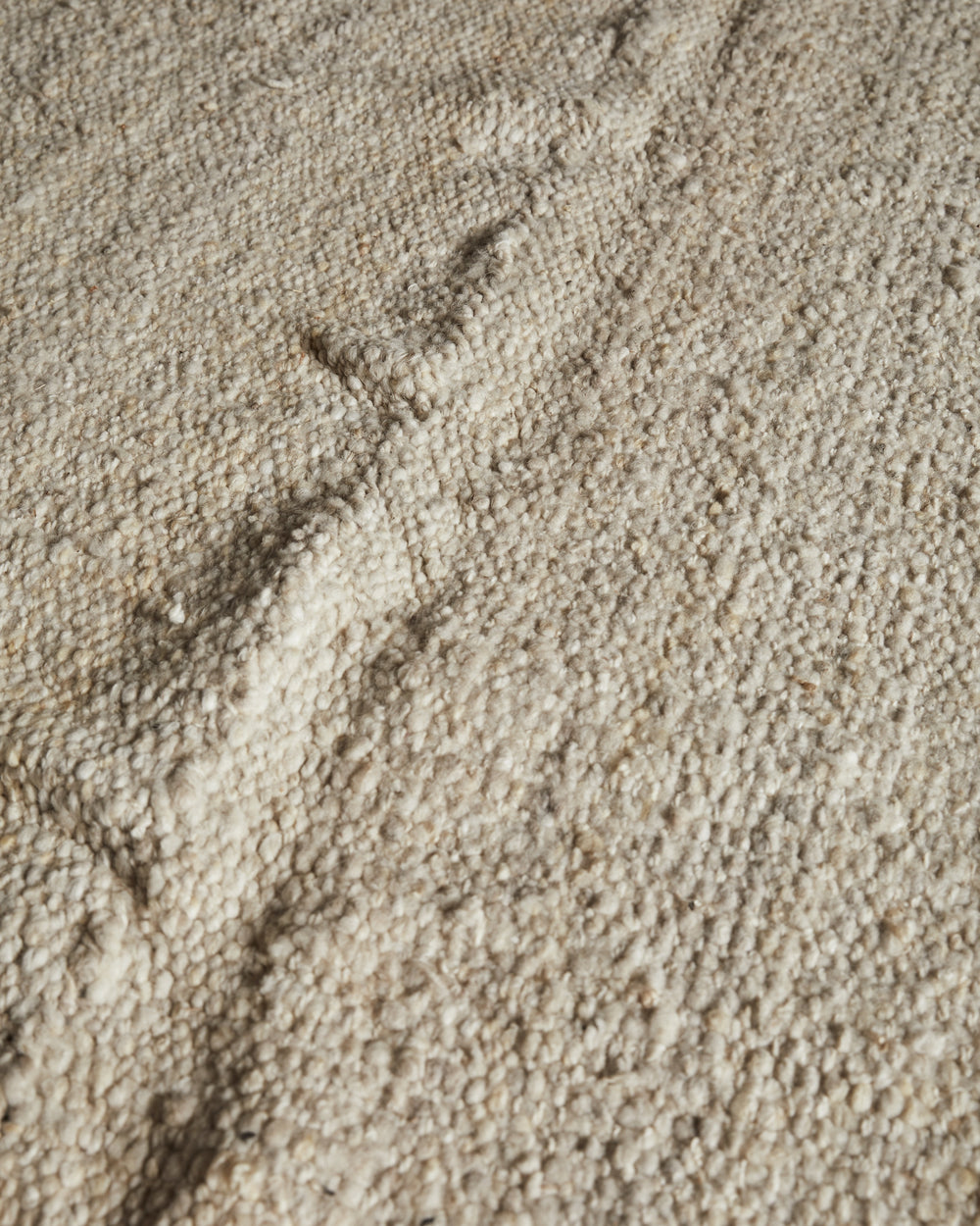 Natural Virgin Wool Rug