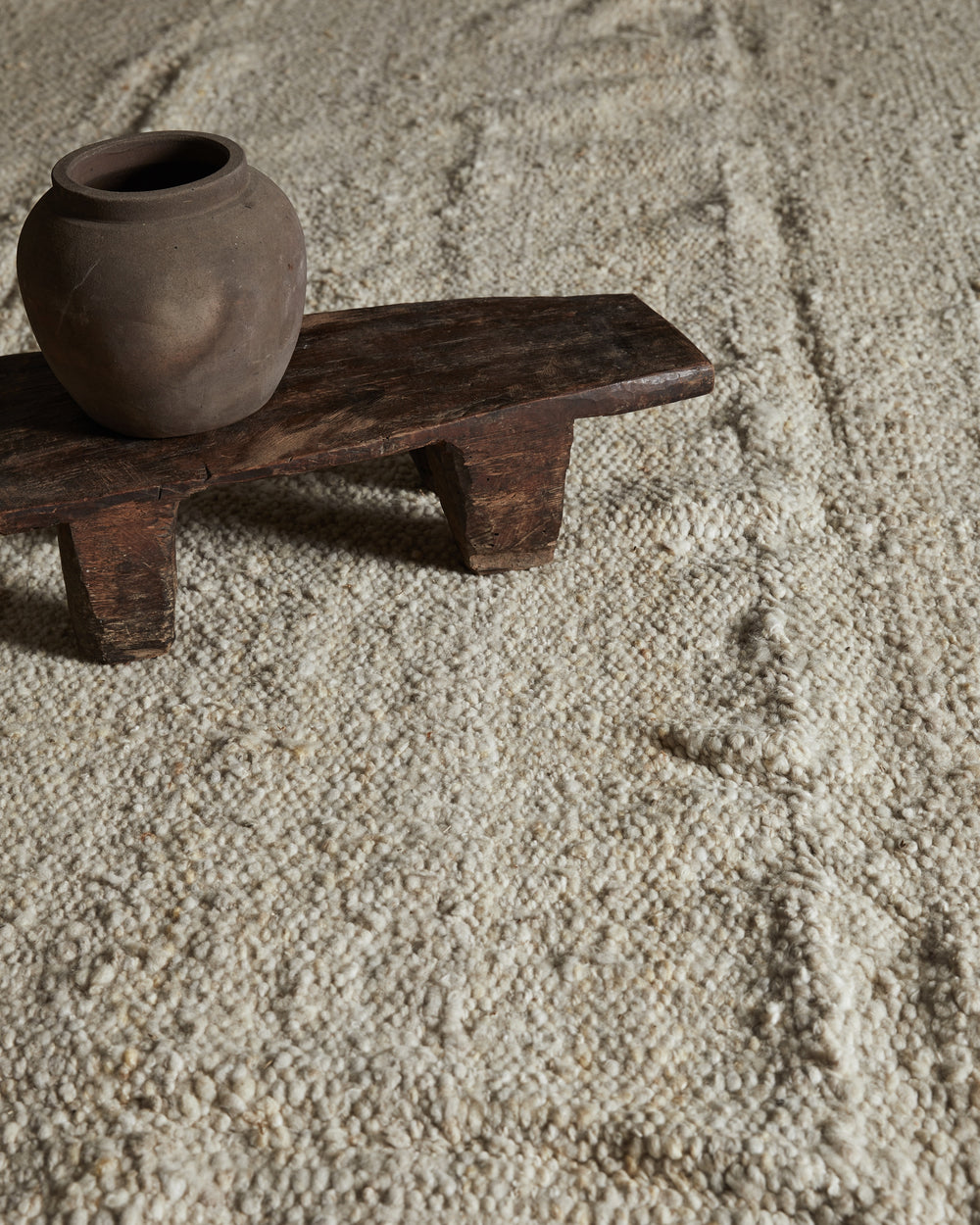 Natural Virgin Wool Rug