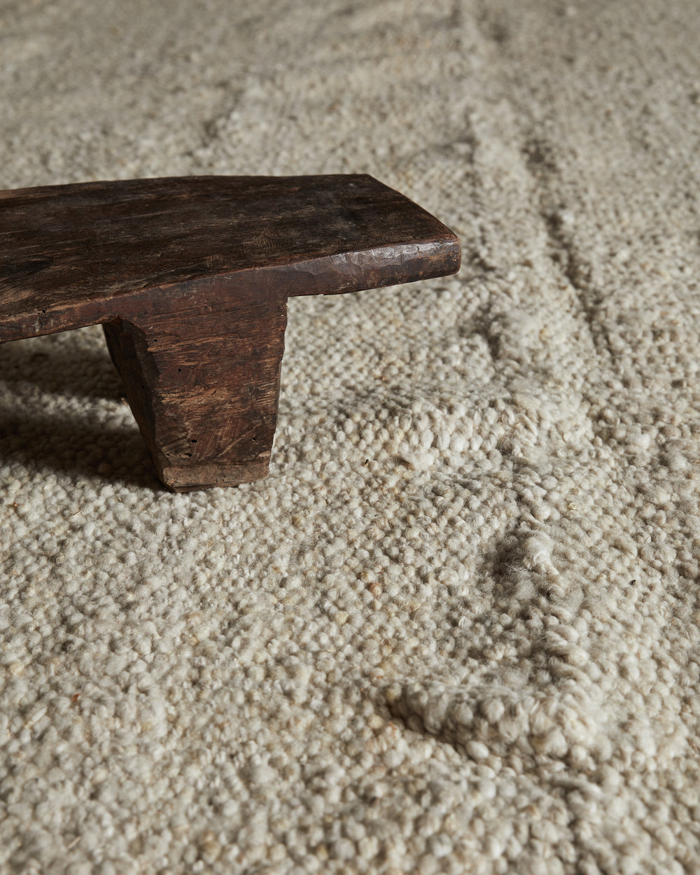 Natural Virgin Wool Rug
