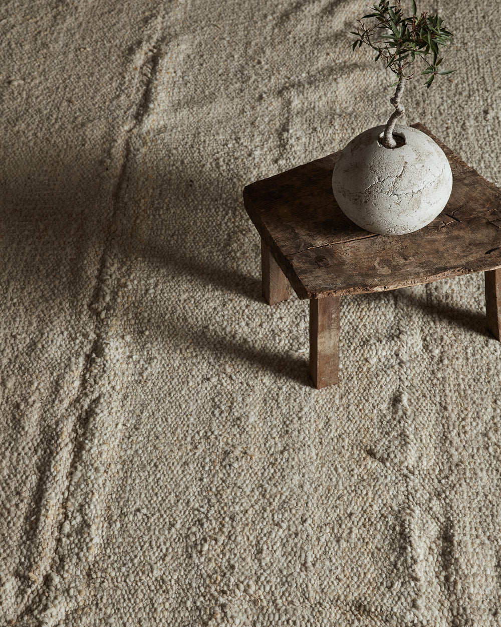 Natural Virgin Wool Rug