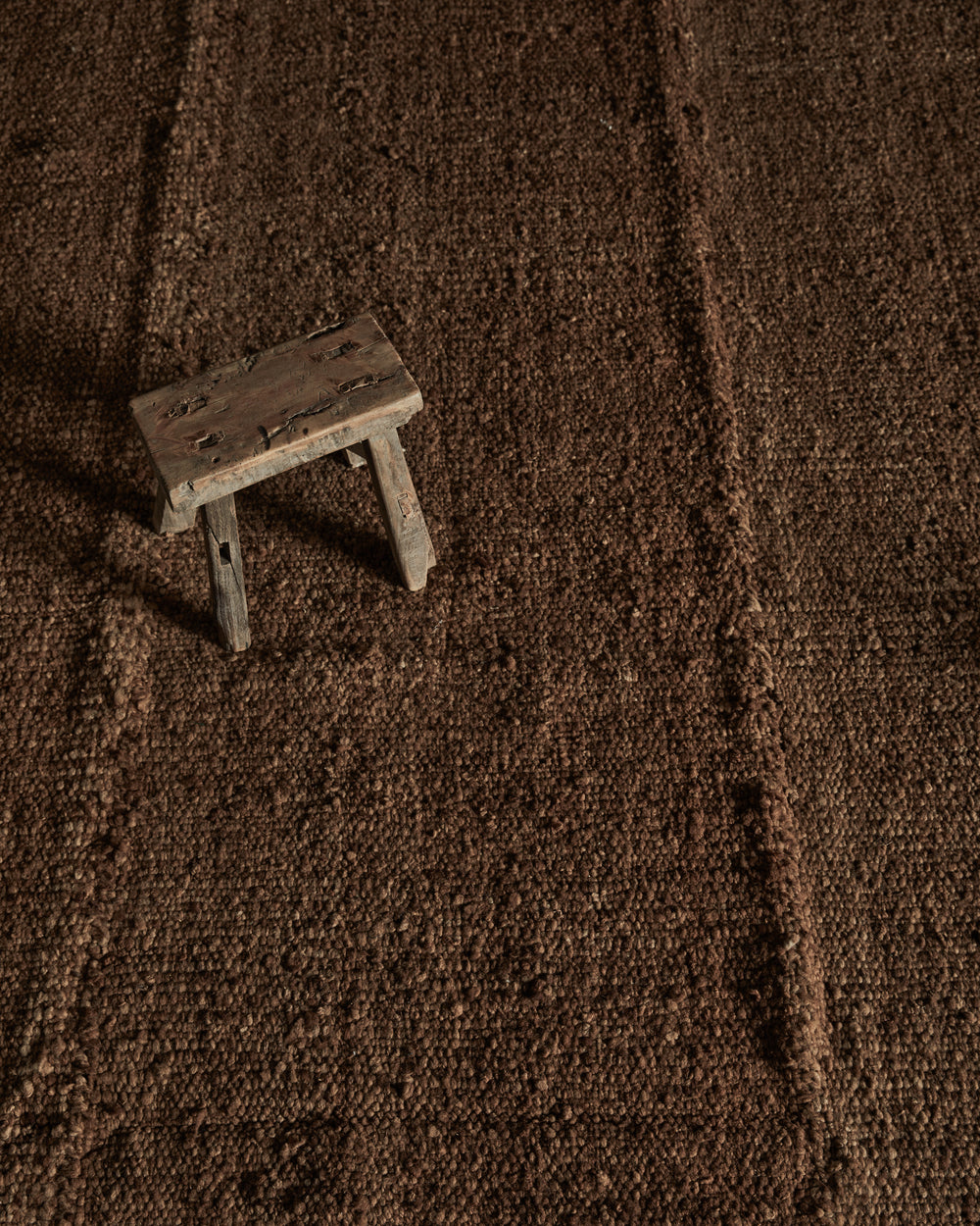 Rust Virgin Wool Rug