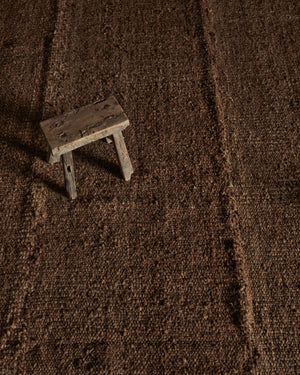 Rust Virgin Wool Rug