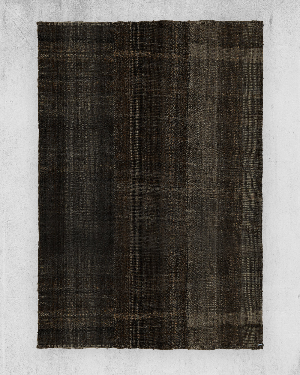 Brown Virgin Wool Rug