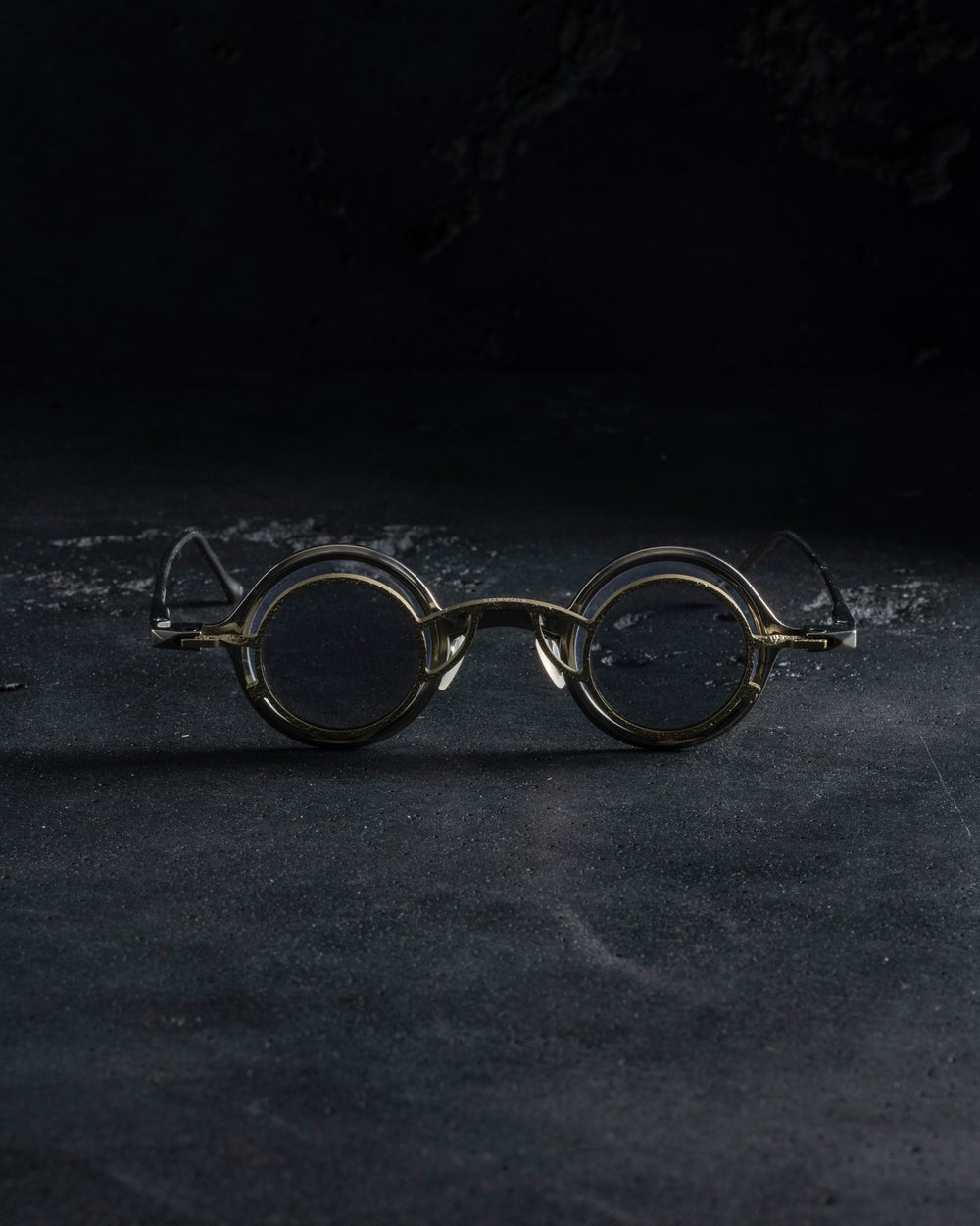 RG1911TI Polished w/ Clear Lens + Pale Gold Clip w/ L Mirror Lens