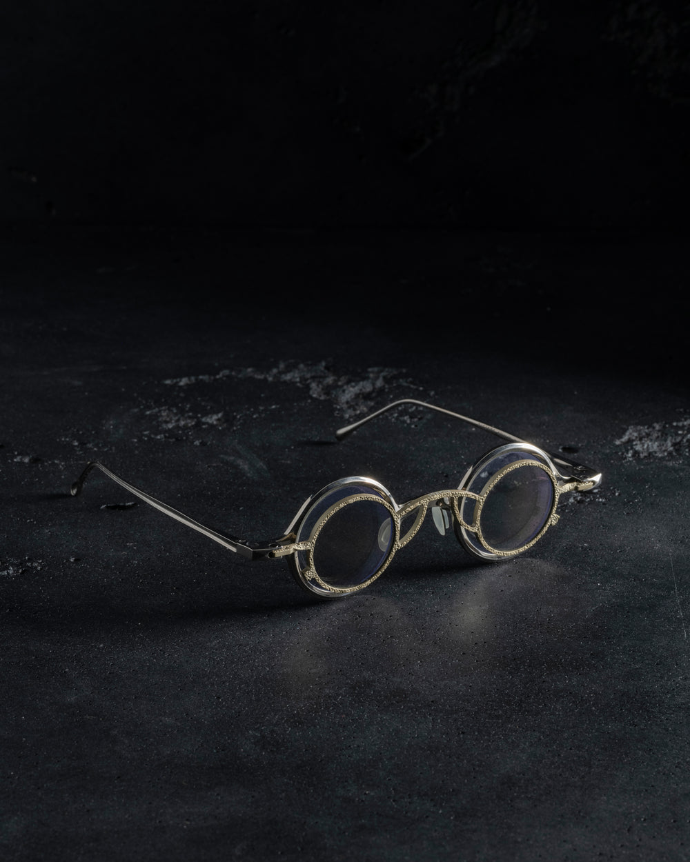 RG1911TI Polished w/ Clear Lens + Pale Gold Clip w/ L Mirror Lens