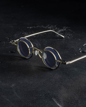 RG1911TI Polished w/ Clear Lens + Pale Gold Clip w/ L Mirror Lens