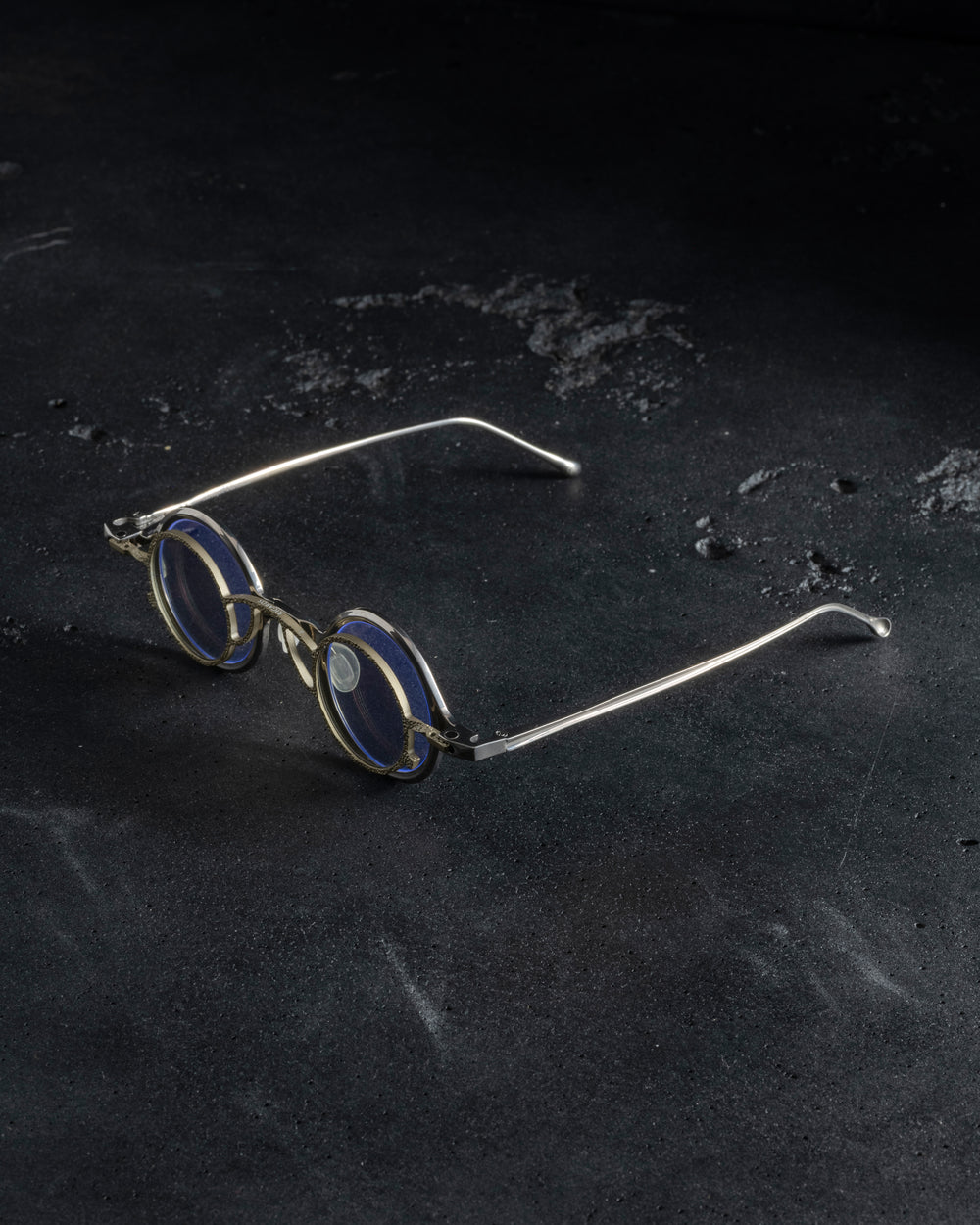RG1911TI Polished w/ Clear Lens + Pale Gold Clip w/ L Mirror Lens