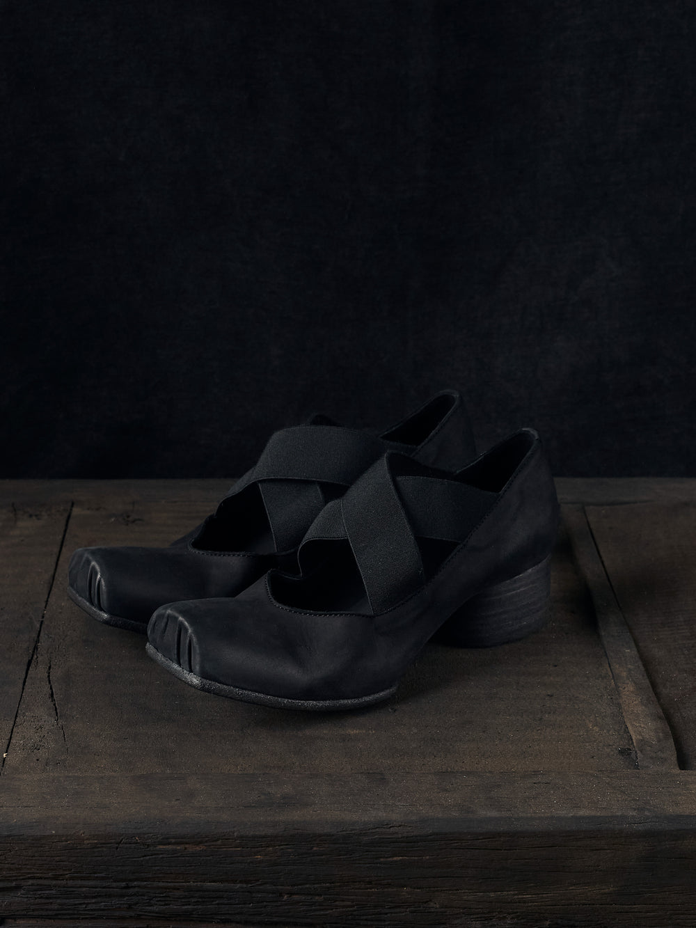 High Ballet Shoes Black