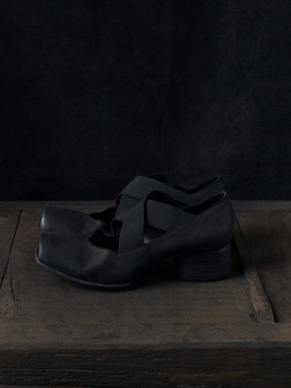 High Ballet Shoes Black