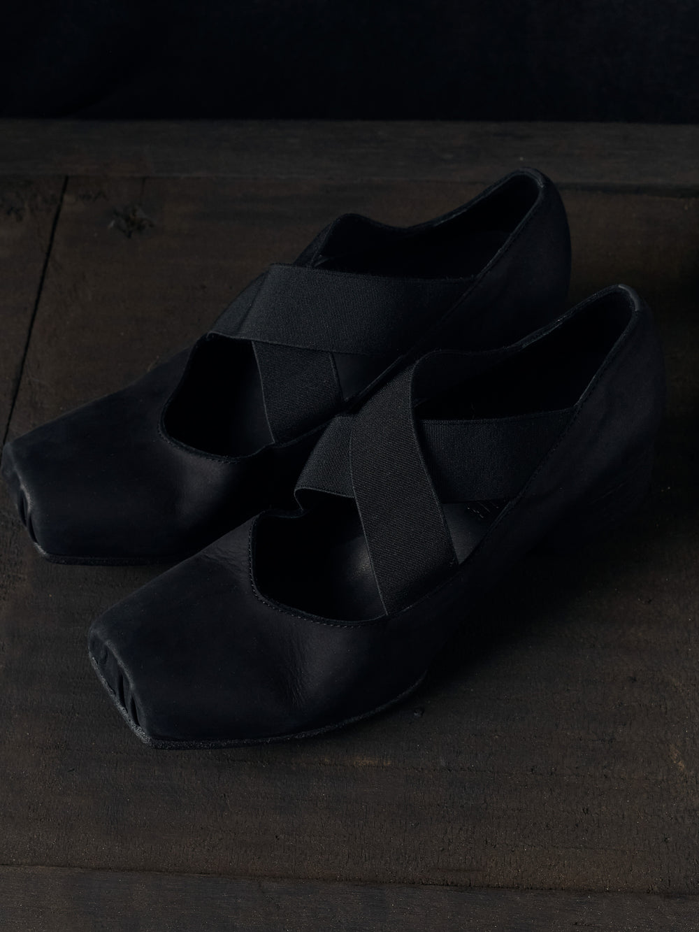 High Ballet Shoes Black