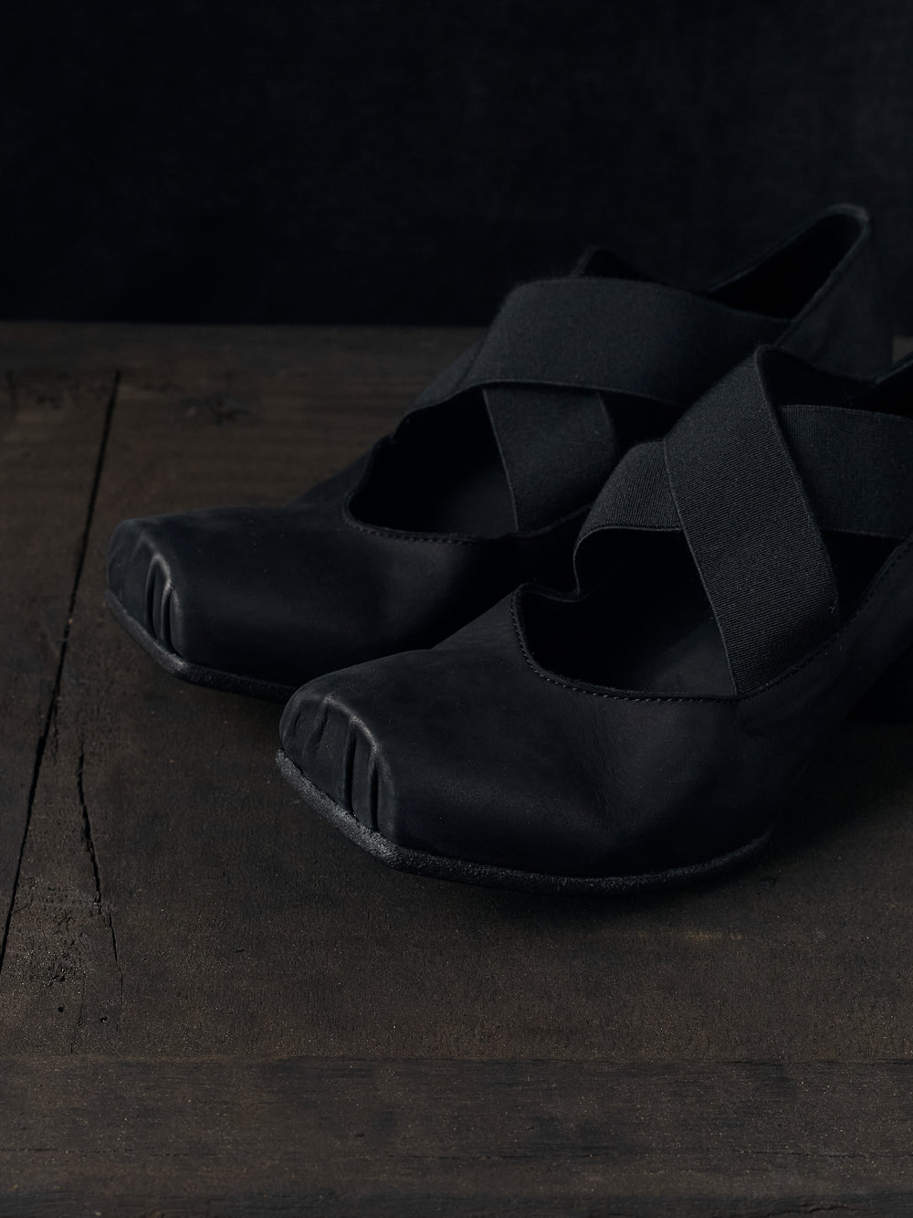 High Ballet Shoes Black