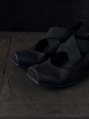 High Ballet Shoes Black