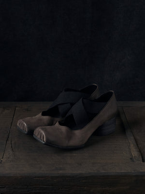 High Ballet Shoes Brown Black