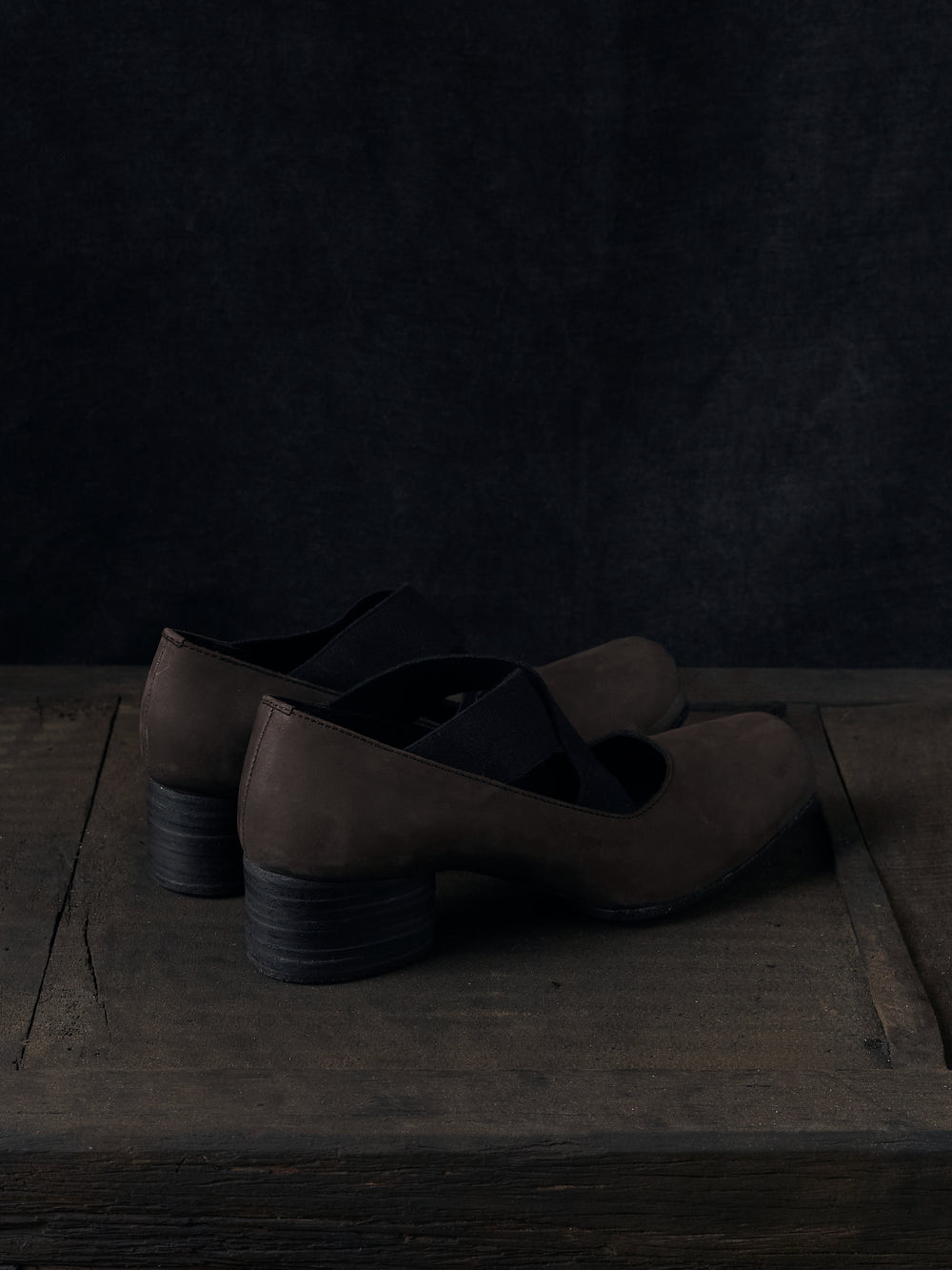 High Ballet Shoes Brown Black