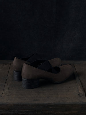 High Ballet Shoes Brown Black