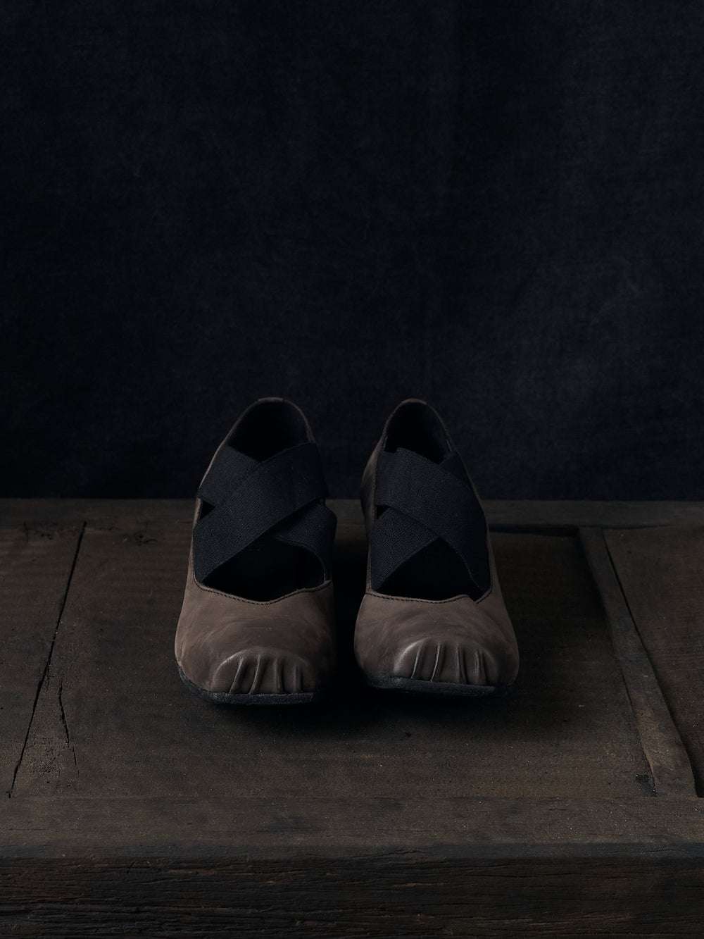 High Ballet Shoes Brown Black