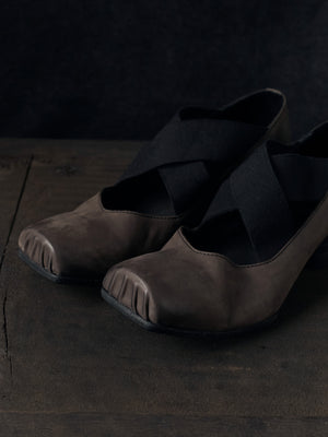High Ballet Shoes Brown Black