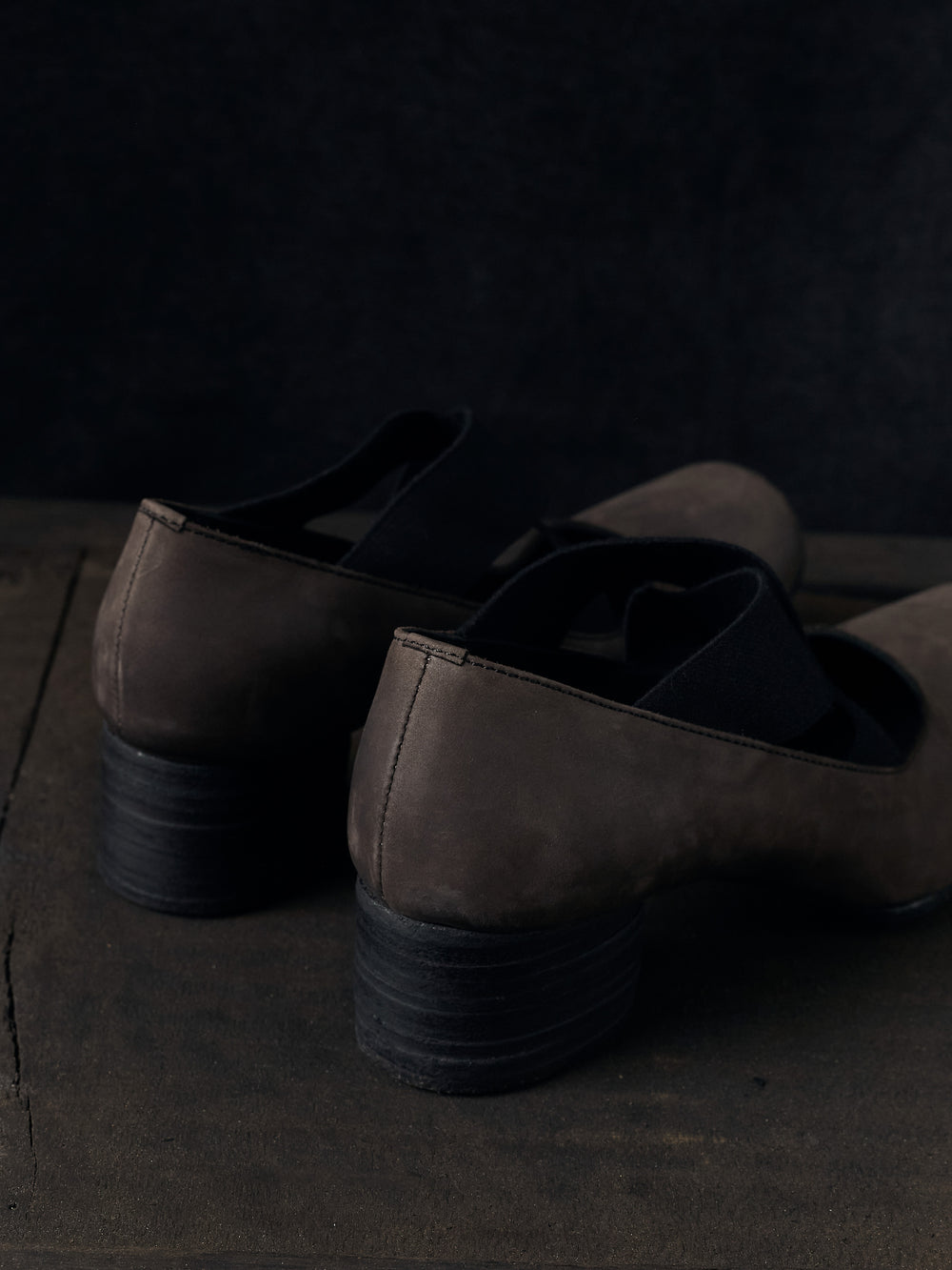High Ballet Shoes Brown Black
