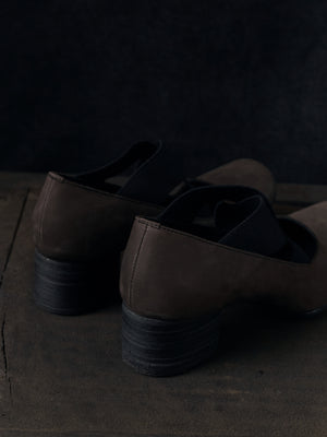 High Ballet Shoes Brown Black