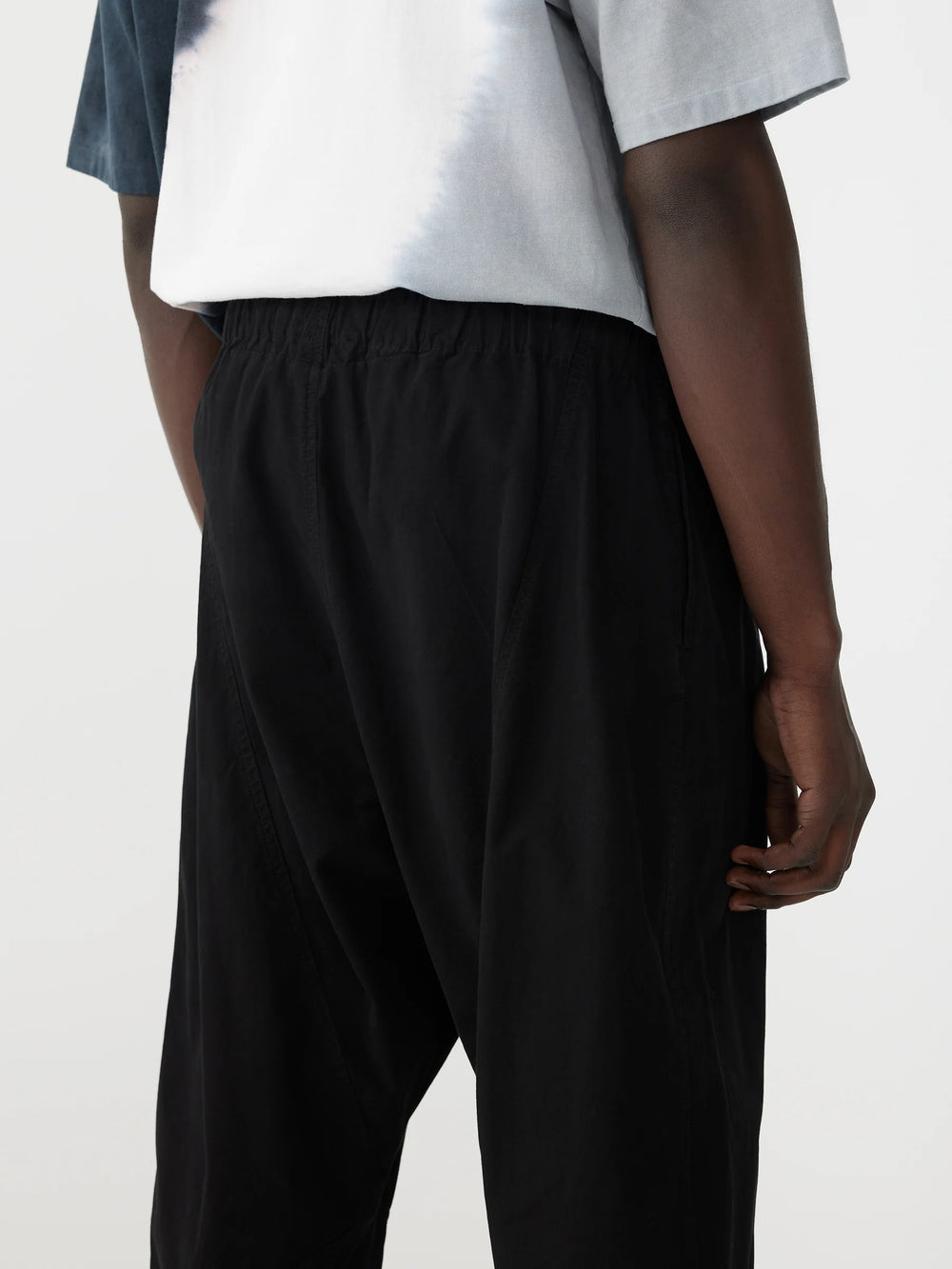 Super Lo Slung Pull On Pants Black